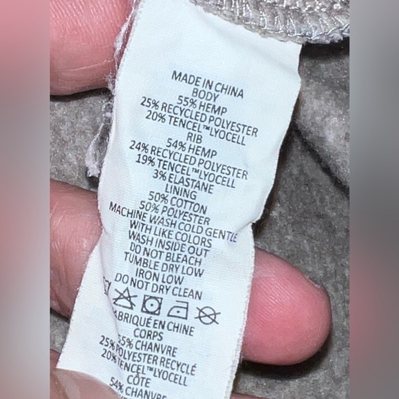 PRANA Womens Tan Pullover Sweatshirt Funnel Cowl Neck Sz M - Picture 11 of 11